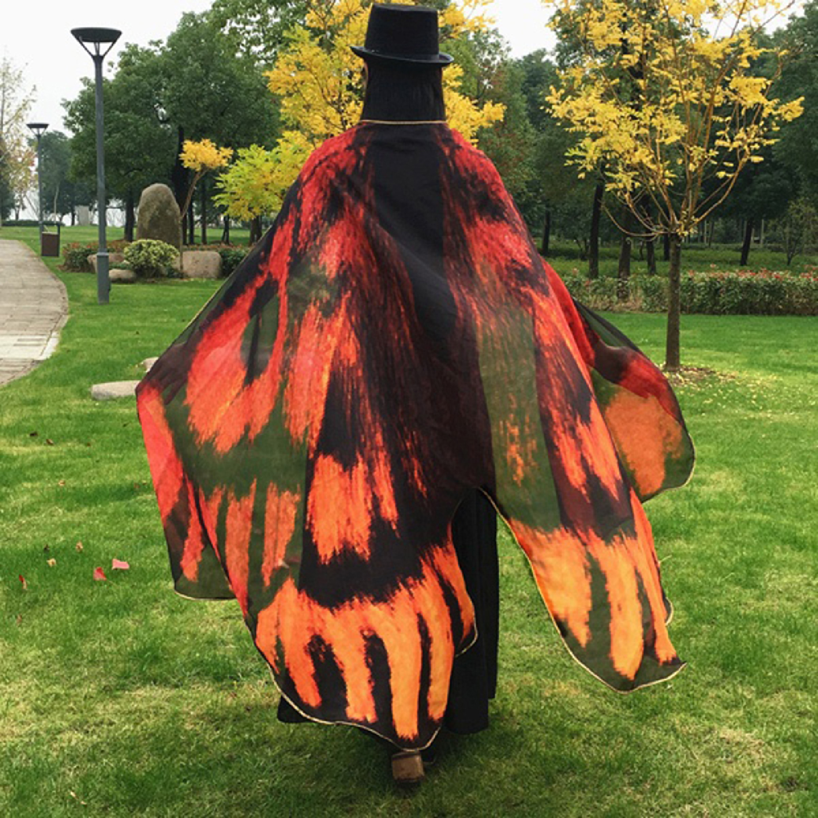 Women Wrap Shawl Cover Up Beautiful Butterfly Wing Towel Fancy Cape Scarf Gift